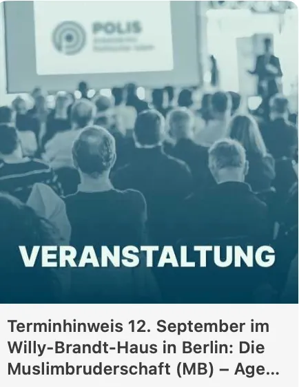 BERLIN - Die Muslimbruderschaft (MB) – Agenda, Strukturen und politische Antworten 