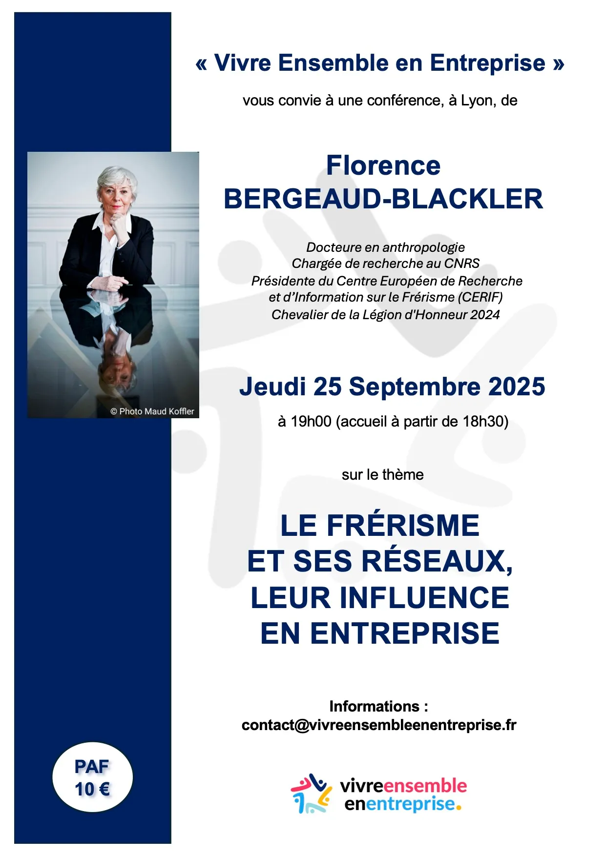 Conférence à LYON avec Florence Bergeaud-Blackler 