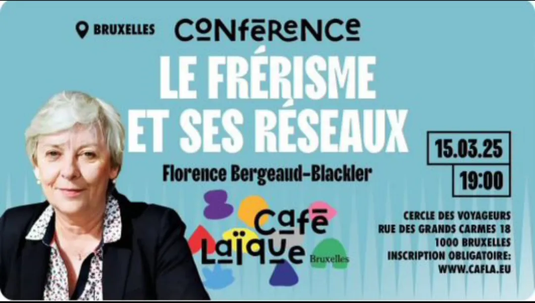 Conférence au Café Laïque de Bruxelles 