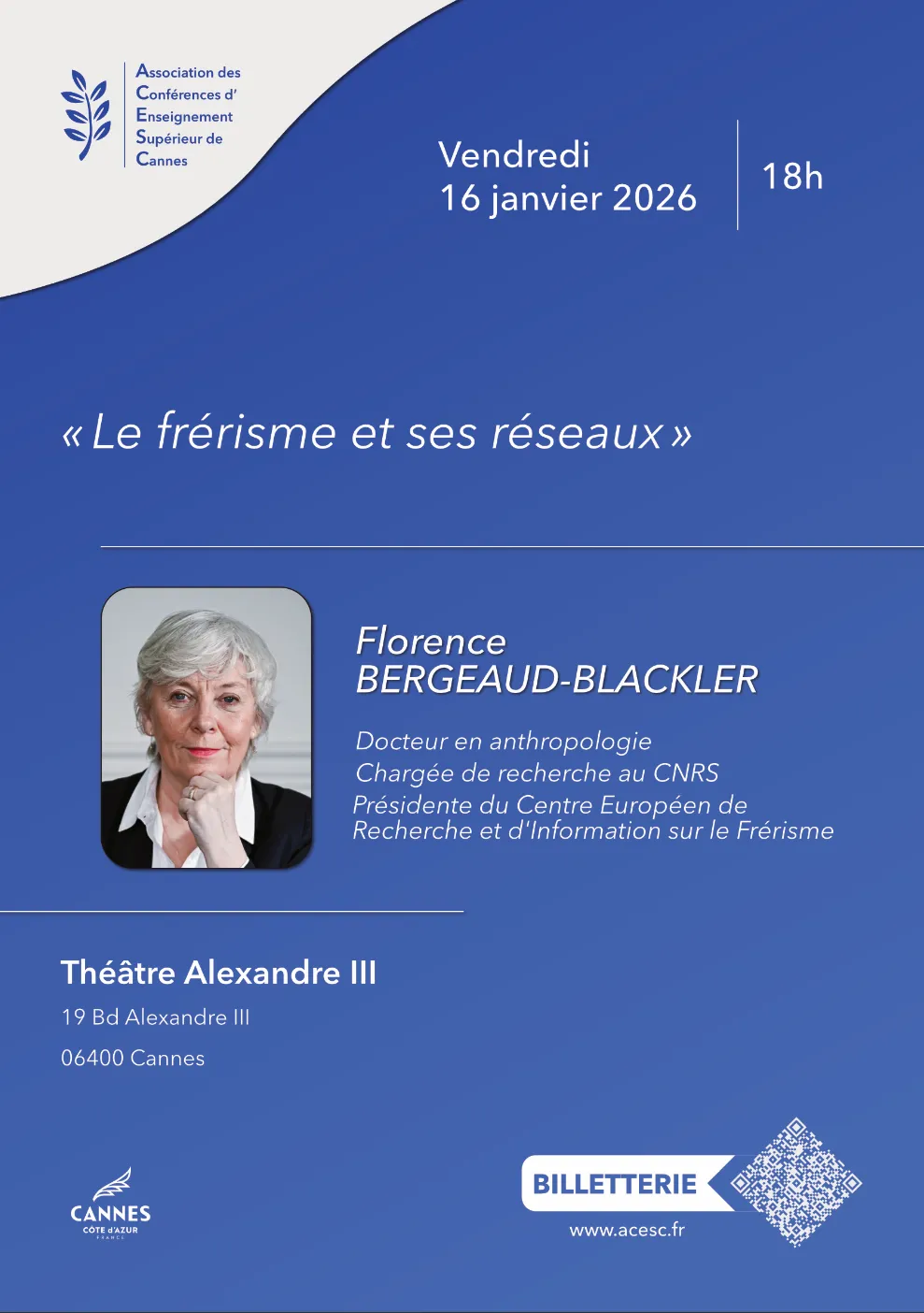 Florence Bergeaud-Blackler : "Le frérisme et ses réseaux"